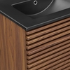 Render 48" Double Sink Bathroom Vanity in Walnut Black