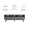 Render 60" TV Stand in Charcoal