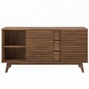 Render 63" Sideboard Buffet Table or TV Stand in Walnut