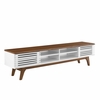 Render 70inch Entertainment Center TV Stand in Walnut Walnut
