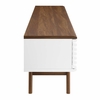 Render 70inch Entertainment Center TV Stand in Walnut Walnut