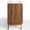 Render Bathroom Vanity in Walnut White