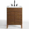 Render Bathroom Vanity in Walnut White