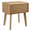 Render End Table Nightstand in Walnut