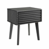 Render End Table Nightstand in Walnut