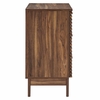Render Large 3-Drawer Nightstand in Walnut
