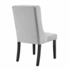 Renew Parsons Performance Velvet Dining Side Chairs - Set of 2 in Light Gray