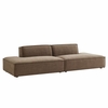 Restore 2-Piece Performance Fabric Upholstered Modular Loveseat