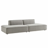 Restore 2-Piece Performance Fabric Upholstered Modular Loveseat