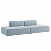 Restore 2-Piece Performance Fabric Upholstered Modular Loveseat