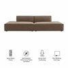 Restore 2-Piece Performance Fabric Upholstered Modular Loveseat