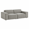 Restore 2-Piece Performance Fabric Upholstered Modular Loveseat