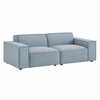 Restore 2-Piece Performance Fabric Upholstered Modular Loveseat