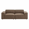 Restore 2-Piece Performance Fabric Upholstered Modular Loveseat