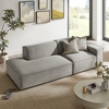 Restore 2-Piece Performance Fabric Upholstered Modular Loveseat