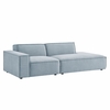 Restore 2-Piece Performance Fabric Upholstered Modular Loveseat