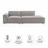 Restore 2-Piece Performance Fabric Upholstered Modular Loveseat