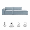 Restore 2-Piece Performance Fabric Upholstered Modular Loveseat