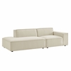 Restore 2-Piece Performance Fabric Upholstered Modular Loveseat
