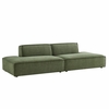 Restore 2-Piece Performance Fabric Upholstered Modular Loveseat