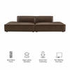 Restore 2-Piece Vegan Leather Modular Loveseat