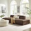 Restore 2-Piece Vegan Leather Modular Loveseat