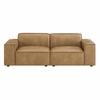 Restore 2-Piece Vegan Leather Modular Loveseat