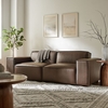 Restore 2-Piece Vegan Leather Modular Loveseat