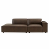 Restore 2-Piece Vegan Leather Modular Loveseat