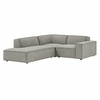 Restore 3-Piece Performance Fabric Upholstered Modular L-Shaped Sectional Sofa