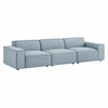 Restore 3-Piece Performance Fabric Upholstered Modular Sofa Set
