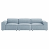 Restore 3-Piece Performance Fabric Upholstered Modular Sofa Set