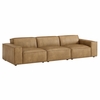 Restore 3-Piece Vegan Leather Modular Sofa Set