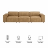 Restore 3-Piece Vegan Leather Modular Sofa Set