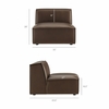Restore 3-Piece Vegan Leather Modular Sofa Set