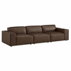 Restore 3-Piece Vegan Leather Modular Sofa Set