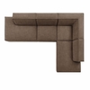 Restore 4-Piece Performance Fabric Upholstered Modular L-Shaped Armless Sectional Sofa