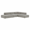 Restore 4-Piece Performance Fabric Upholstered Modular L-Shaped Armless Sectional Sofa