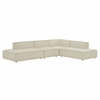 Restore 4-Piece Performance Fabric Upholstered Modular L-Shaped Armless Sectional Sofa