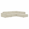 Restore 4-Piece Performance Fabric Upholstered Modular L-Shaped Sofa