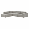 Restore 4-Piece Performance Fabric Upholstered Modular L-Shaped Sofa