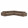 Restore 5-Piece Performance Fabric Upholstered Modular L-Shaped Sofa