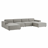 Restore 6-Piece Performance Fabric Upholstered Modular Sectional Sofa