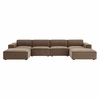 Restore 6-Piece Performance Fabric Upholstered Modular Sectional Sofa