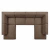 Restore 6-Piece Performance Fabric Upholstered U-Shaped Sectional Sofa