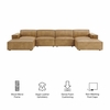 Restore 6-Piece Vegan Leather Modular Sectional Sofa