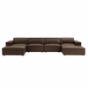 Restore 6-Piece Vegan Leather Modular Sectional Sofa