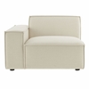 Restore Performance Fabric Upholstered Left-Facing Modular Lounge Chair