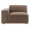 Restore Performance Fabric Upholstered Left-Facing Modular Lounge Chair