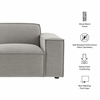 Restore Performance Fabric Upholstered Right-Facing Modular Lounge Chair